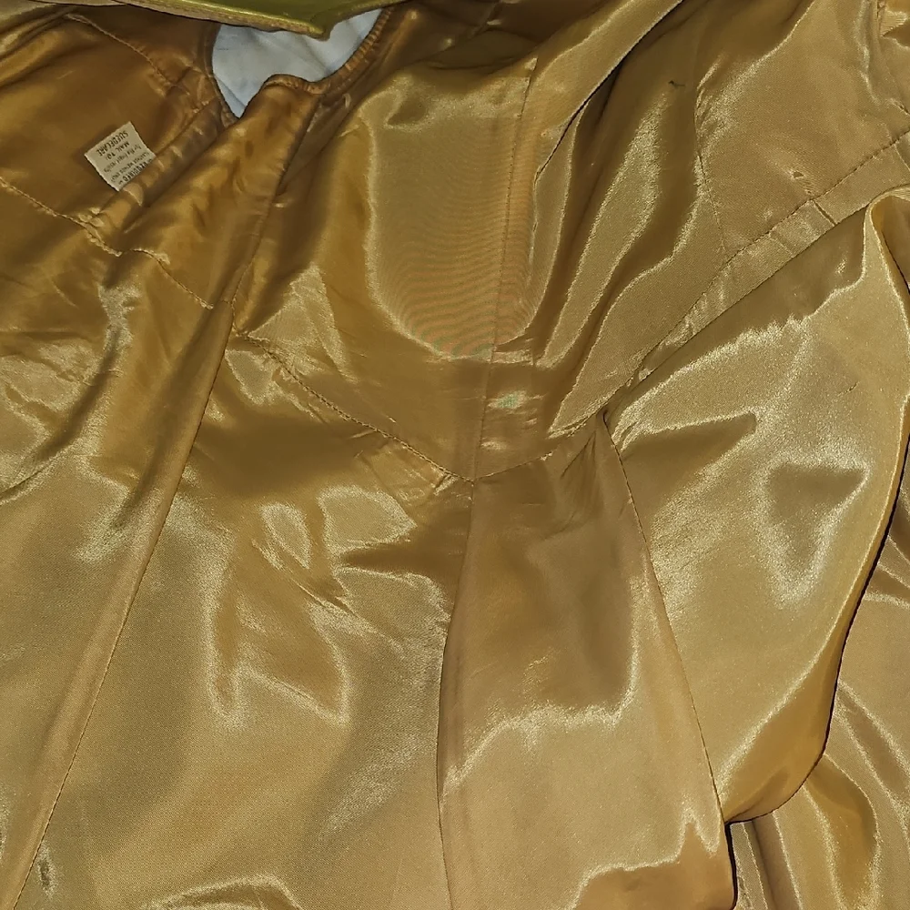 Your opportunity to own Something truely Vintage, 70's  Leather Shift Dress Vest - Picture 16 of 16